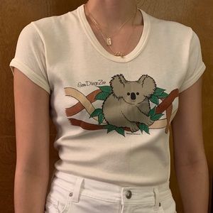 80s TOPIC KNITS San Diego koala graphic tee